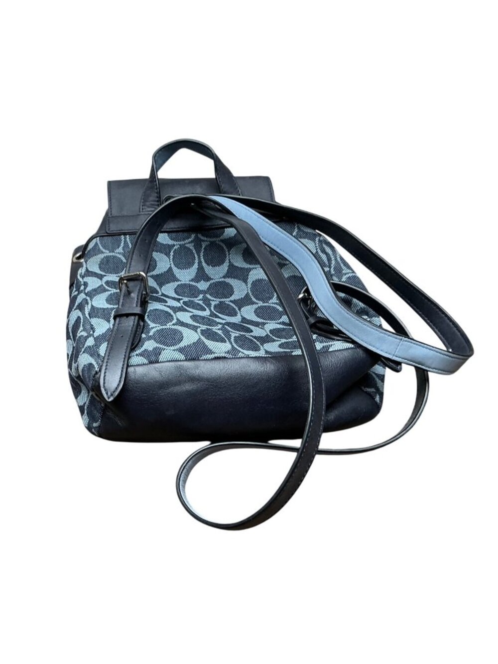 Coach Black Signature Canvas Mini Backpack Leather Tr… - Gem